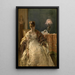 Desperato - Alfred Stevens — quadro incorniciato alla parete