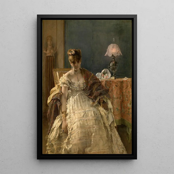Desperato - Alfred Stevens — quadro incorniciato alla parete