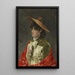 Donna con cappello di paglia - Alfred Stevens — vista dell’opera
