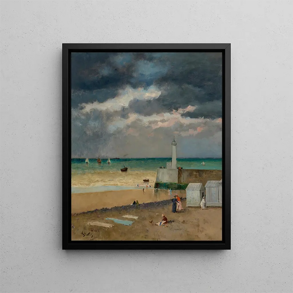 Il Trasporto - Alfred Stevens — quadro incorniciato alla parete