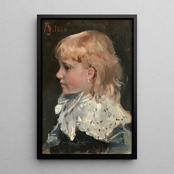 Riproduzione del dipinto Ritratto di Alice Gamby - Alfred Stevens