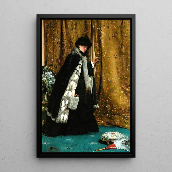 La visite du matin - Alfred Stevens — quadro incorniciato alla parete