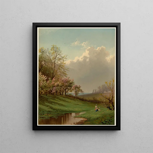 Printemps - Alfred Thompson Bricher — quadro incorniciato alla parete