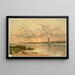 Tramonto sul Shinnecock Bay - Alfred Thompson Bricher — quadro incorniciato alla parete