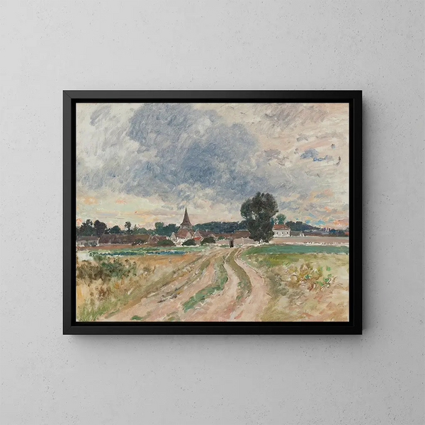 Studio di una chiesa di campagna - Alfred Wahlberg — quadro incorniciato alla parete