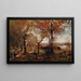 Autunno - Alfred Wahlberg — quadro incorniciato alla parete