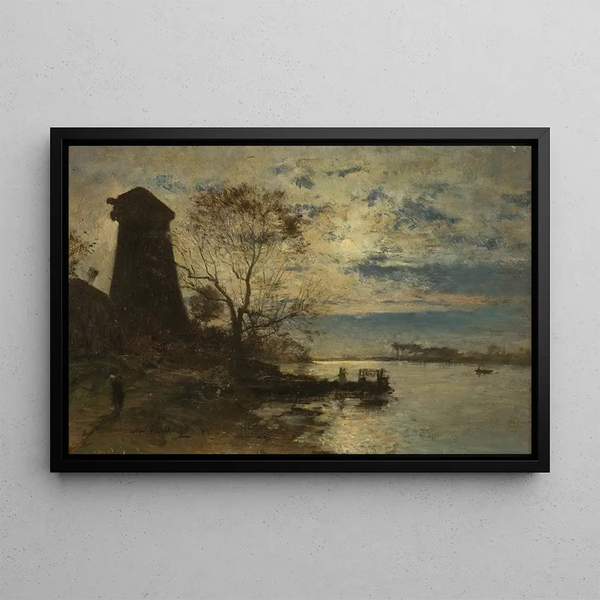 Le Rivage - Alfred Wahlberg — quadro incorniciato alla parete