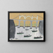 Ponte di Saltash - Alfred Wallis — quadro incorniciato alla parete