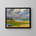 Paesaggio di Padasjoki - Alfred William Finch — quadro incorniciato alla parete
