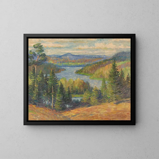 Alfred William Finch - Landschap in Finland.webp