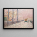 Le Faubourg sous la neige ou Scène de rue en hiver - Alfred William Finch — quadro incorniciato alla parete