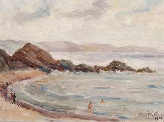 La plage de Looen - Alfred William Finch — vista dell’opera
