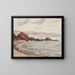 La plage de Looen - Alfred William Finch — quadro incorniciato alla parete