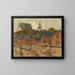 Rivages di Porvoo - Alfred William Finch — quadro incorniciato alla parete