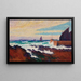Jetée de Rosehearty Roseheartyn aallonmurtaja - Alfred William Finch — quadro incorniciato alla parete