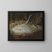 Nature morte con razza e aringa - Alfred William Finch — quadro incorniciato alla parete