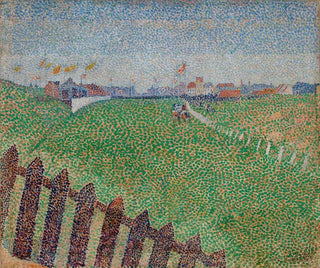 L'ippodromo di Wellington sotto la pioggia a Ostenda - Alfred William Finch — vista dell’opera