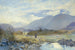 Capel Curig con Snowdon e le Glyders in lontananza, nord del Galles - Alfred William Hunt — vista dell’opera