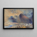 Le mont Snowdon à travers les nuages qui se dissipent - Alfred William Hunt — quadro incorniciato alla parete