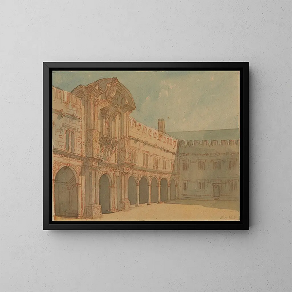 Collège Saint-Jean, Oxford - Alfred William Rich — quadro incorniciato alla parete