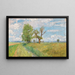 Paesaggio primaverile con ruscello - Alfred Zoff — quadro incorniciato alla parete
