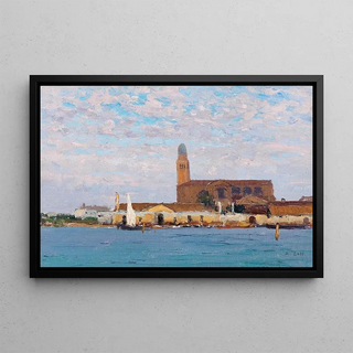 Alfred Zoff - A View Of The Cathedral In Chioggia.webp