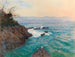 Una vista della costa di Nervi - Alfred Zoff — vista dell’opera