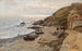 Atmosfera serale con pescatori sulla costa - Alfred Zoff — vista dell’opera