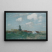 Village sur le Dnepr - Alfred Zoff — quadro incorniciato alla parete