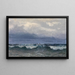 Onde marine con vele - Alfred Zoff — quadro incorniciato alla parete