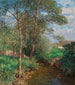 Paesaggio di ruscello soleggiato - Alfred Zoff — vista dell’opera