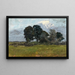 Alberi in un paesaggio - Alfred Zoff — quadro incorniciato alla parete