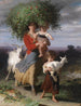 Una madre con i suoi figli sulla strada del ritorno - Alfred van Muyden — vista dell’opera
