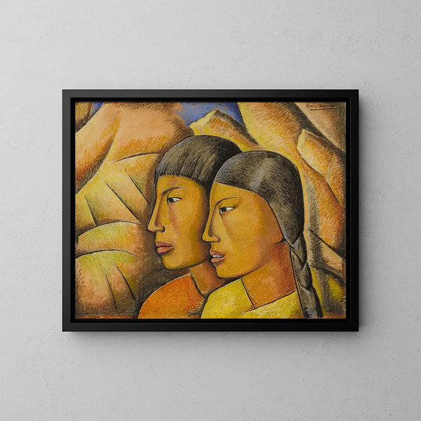 Amanti - Alfredo Ramos Martínez — quadro incorniciato alla parete