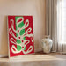 Riproduzione del dipinto Algue Blanche su Sfondo Rosso e Verde - Henri Matisse