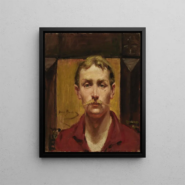 Uomo biondo - Alice Pike Barney — quadro incorniciato alla parete