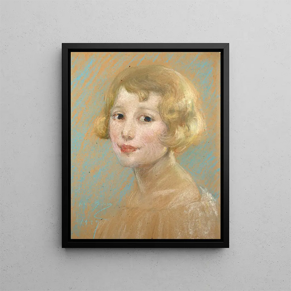 Fille blonde - Alice Pike Barney — quadro incorniciato alla parete