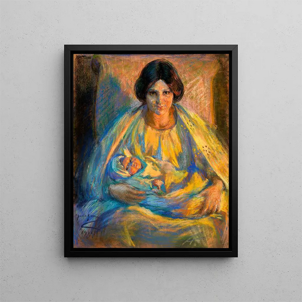 Par Lamplight - Alice Pike Barney — quadro incorniciato alla parete