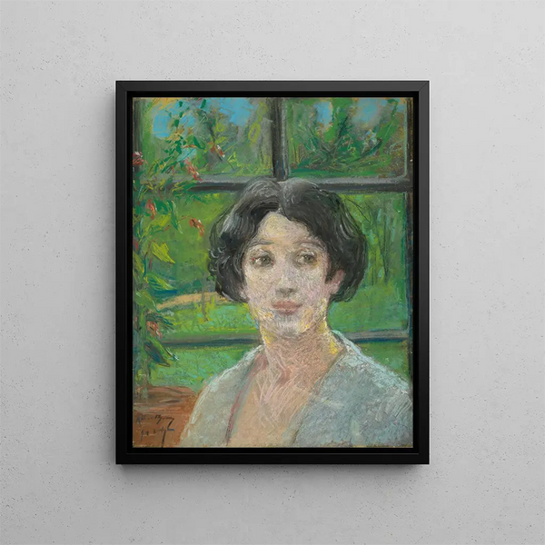 Finestra del giardino - Alice Pike Barney — quadro incorniciato alla parete