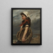 Ragazza con cesta - Alice Pike Barney — quadro incorniciato alla parete
