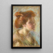 Giovane ragazza con capelli titien - Alice Pike Barney — quadro incorniciato alla parete