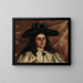 Laura Alice con grande cappello - Alice Pike Barney — quadro incorniciato alla parete