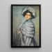 Laura Alice in grigio - Alice Pike Barney — quadro incorniciato alla parete