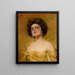Laura in giallo - Alice Pike Barney — quadro incorniciato alla parete