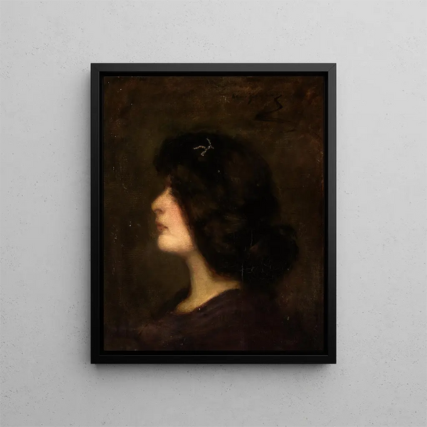 Laura a quindici anni - Alice Pike Barney — quadro incorniciato alla parete