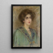Riproduzione del dipinto Laura in mantello verde - Alice Pike Barney