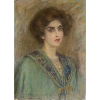 Alice Pike Barney - Laura in Green Cape.webp