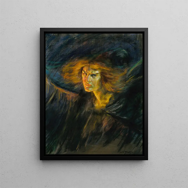 Lucifer Natalie Clifford Barney - Alice Pike Barney — quadro incorniciato alla parete