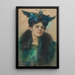 Marianne con cappello - Alice Pike Barney — quadro incorniciato alla parete
