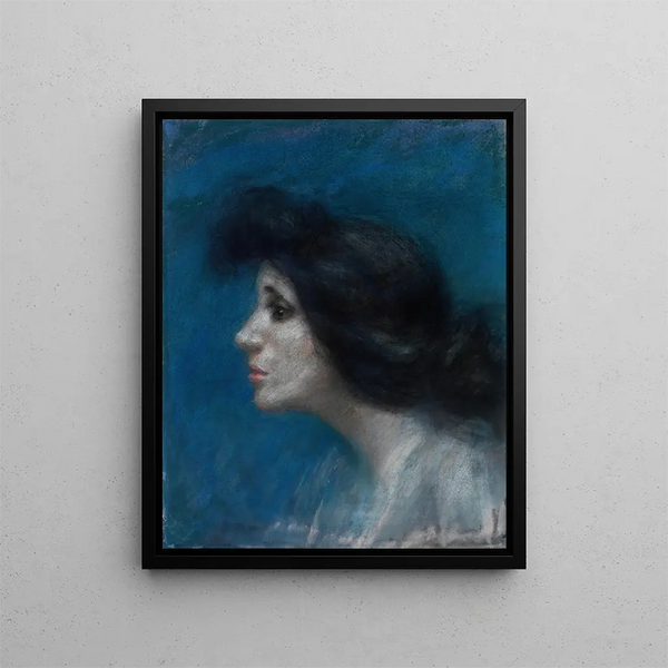 Mme Patrick Campbell - Alice Pike Barney — quadro incorniciato alla parete